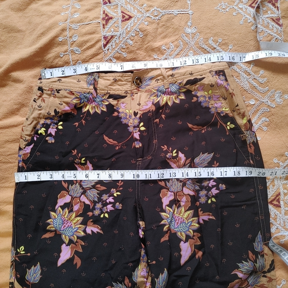 Scotch & Soda Linen Blend Floral Printed Straight Leg Pants Size M - Picture 13 of 15